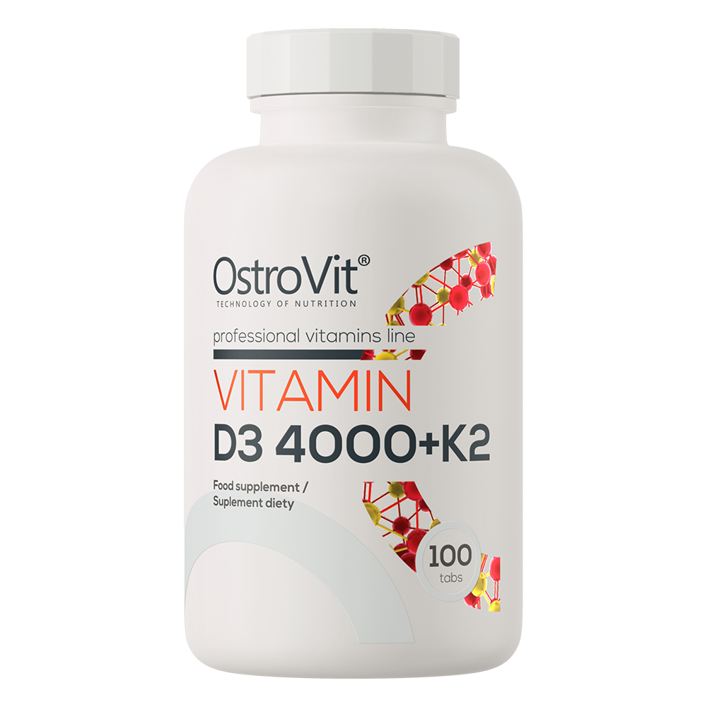 OstroVit Vitamin D3 4000 + K2 100 tabletek