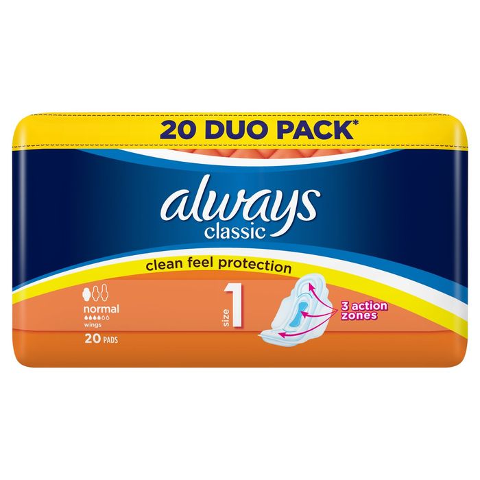 ALWAYS ALWAYS.PODP. CLASSIC NORMAL DUO 20 SZT main product photo