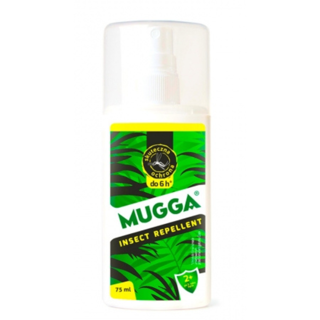 MUGGA SPRAY DEET 9.5%. 75 ML - spray na komary i kleszcze