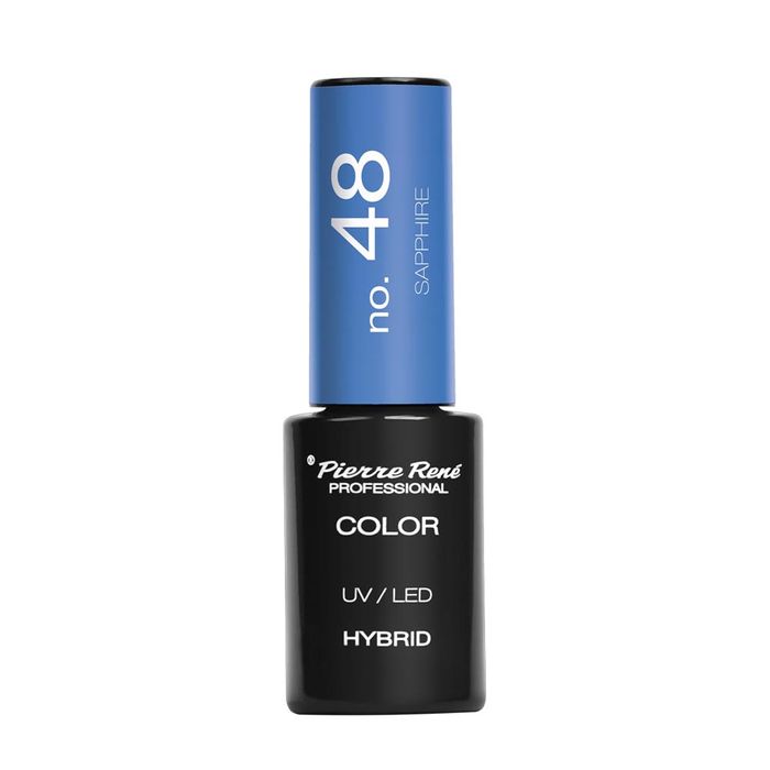 Pierre Rene Color Hybrid Lakier Hybrydowy 048 Sapphire 6 ml main product photo