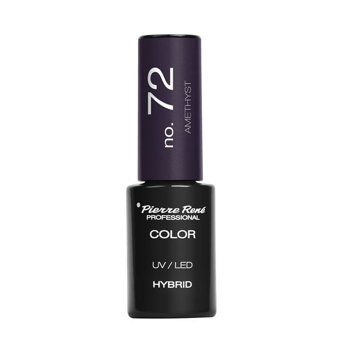 Pierre Rene Color Hybrid Lakier Hybrydowy 072 Amethyst 6 ml main product photo