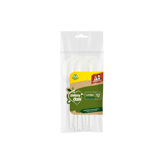 Jan Niezbędny Zielony Dom Łyżki Kompostowalne 1 szt. main product photo