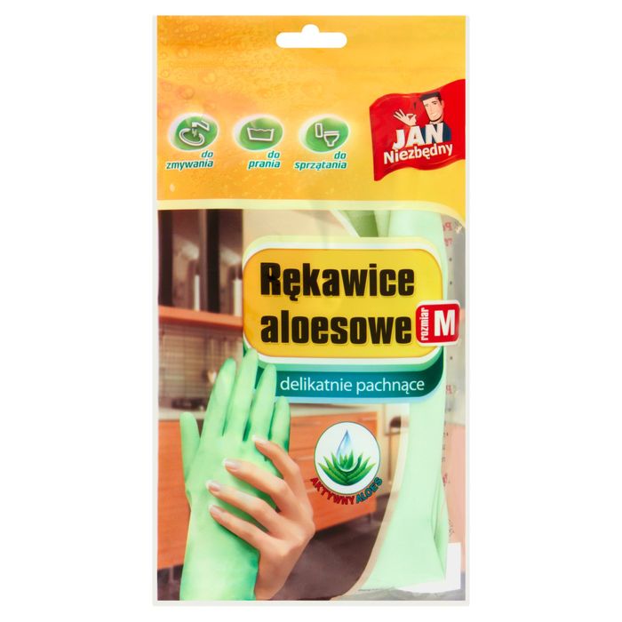 Jan Niezbędny Rękawice Aloesowe Delikatnie Pachnące 1 szt. main product photo