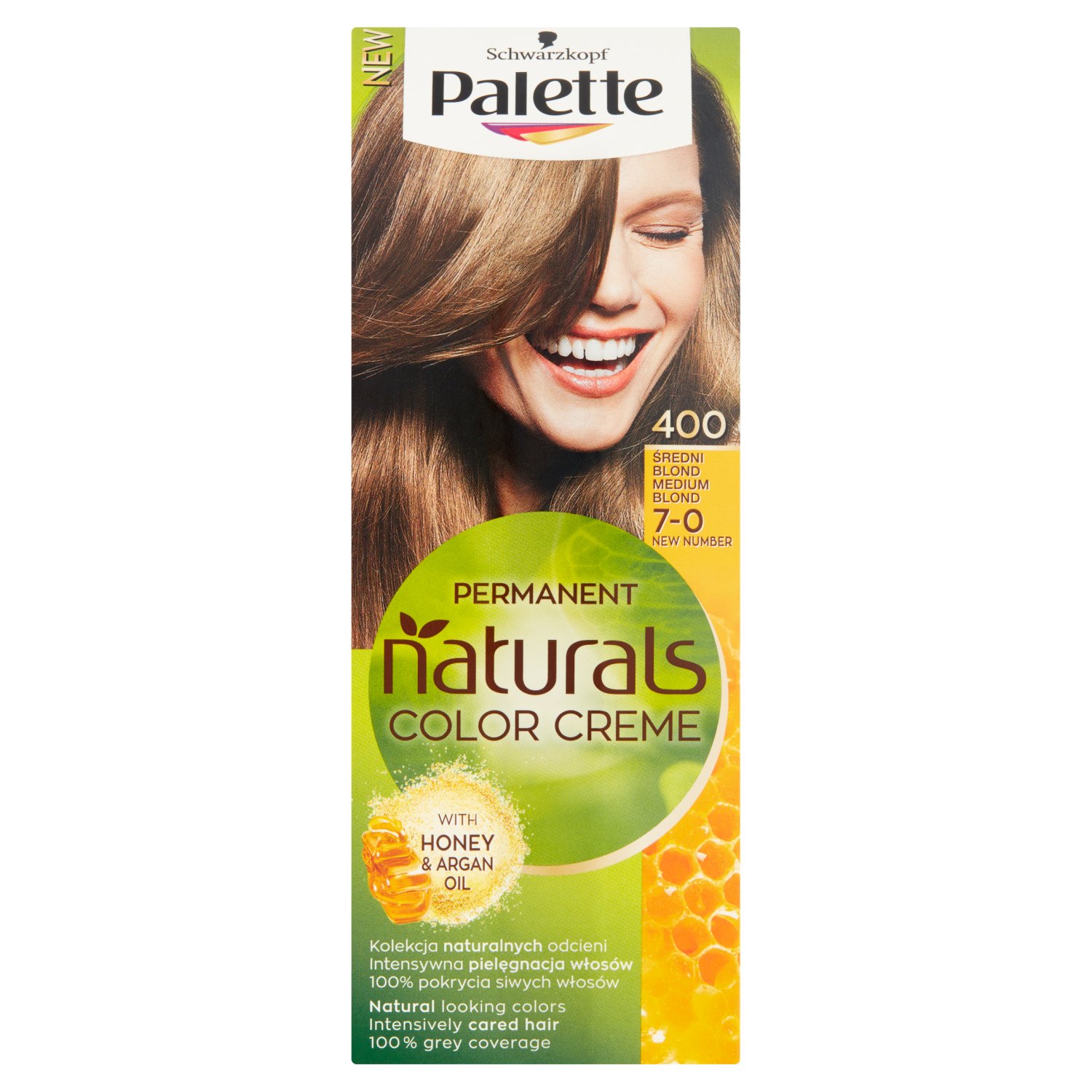 Palette Naturals Color Creme Farba Do Włosów 400 Średni Blond 1 szt. main product photo