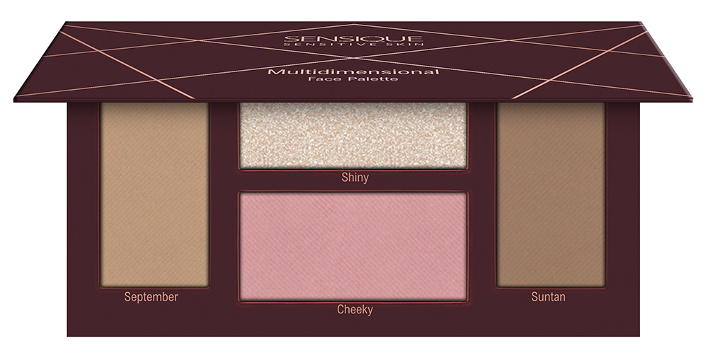 SENSIQUE MULTIDIMENSIONAL FACE PALETTE PALETA DO KONTUROWANIA TWARZY 16 g