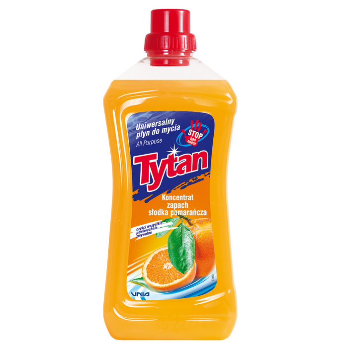Tytan uniwersalny płyn do mycia koncentrat Pomarańczowy 1L main product photo