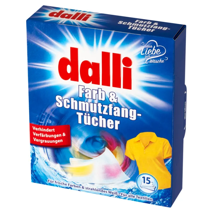 DALLI CHUSTECZKI DO PRANIA KOLOR 15 SZT