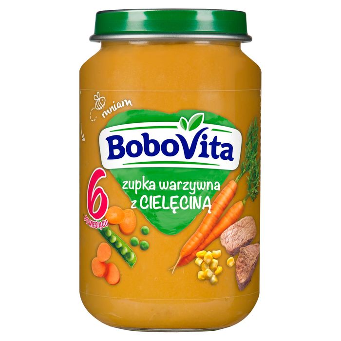 Bobovita Zupka Warzywna z Cielęciną 190 g main product photo