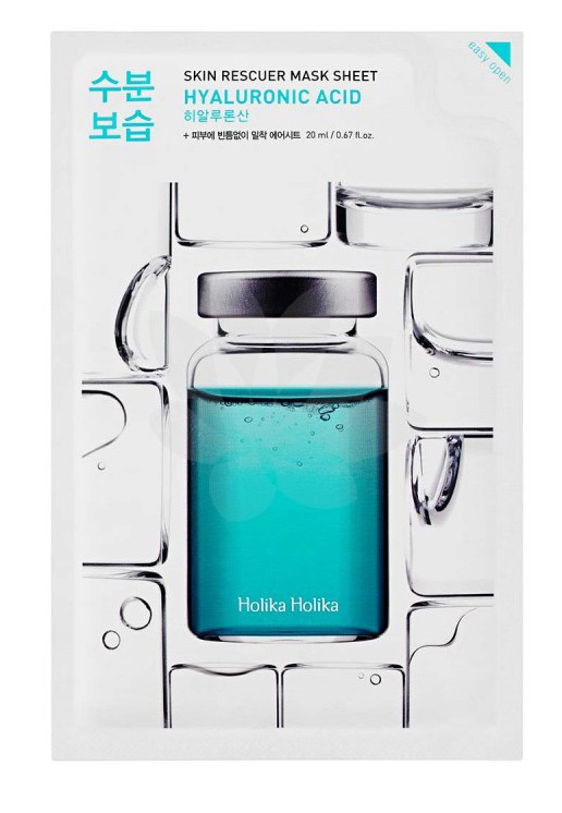 HOLIKA SKIN RESCUE MASK SH.HYAL.ACID 1S main product photo