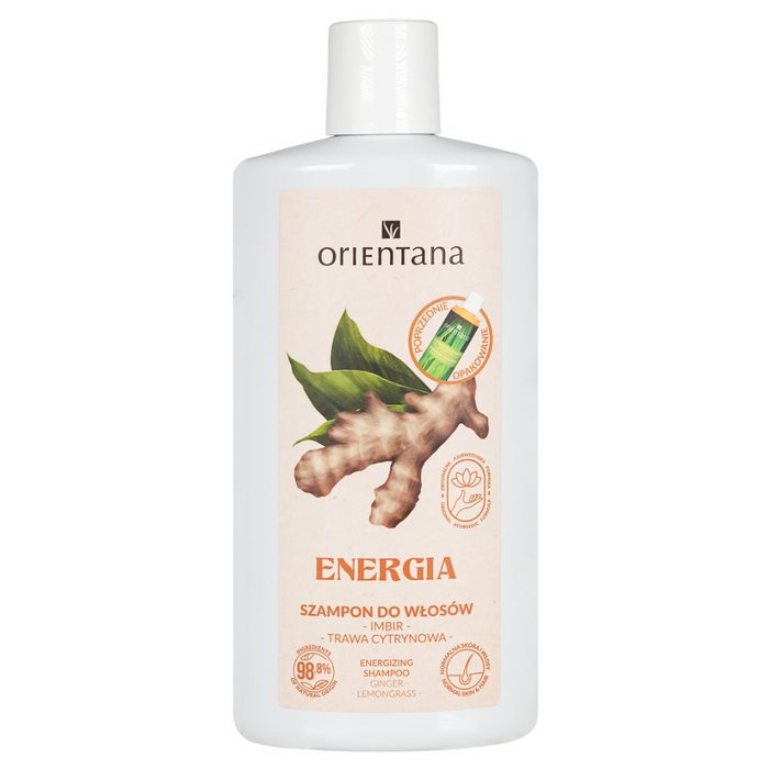 Ajurwedyjski szampon do włosów IMBIR i TRAWA CYTRYNOWA 210 ml main product photo