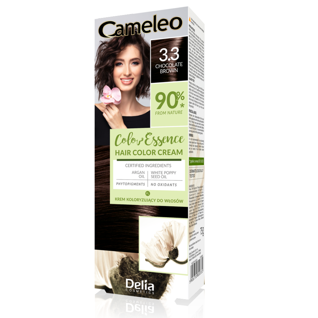 Cameleo Color Essence krem do koloryzacji włosów henna ziołowa 3.3 Czekoladowy Brąz 75 g
