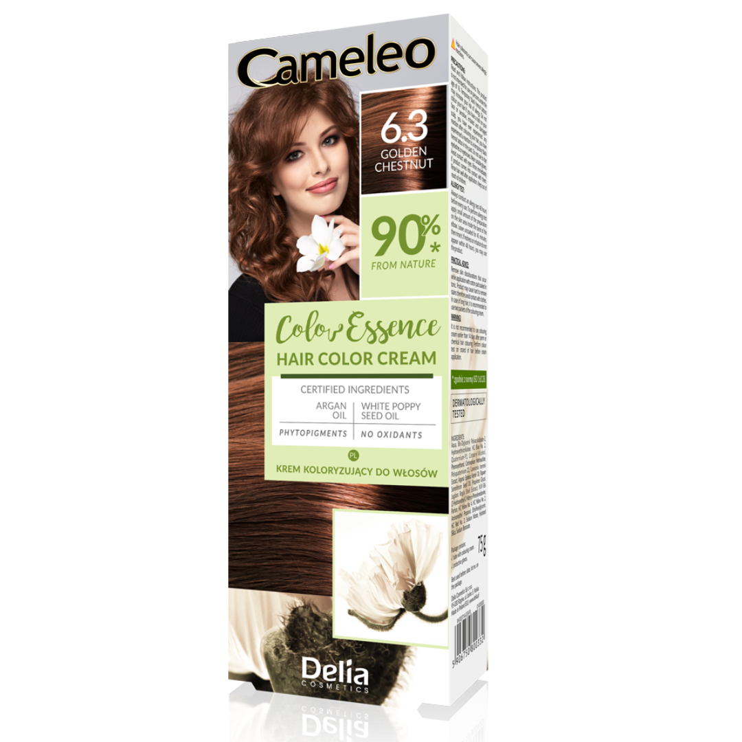 Cameleo Color Essence krem do koloryzacji włosów henna ziołowa 6.3 Złoty Kasztan 75 g