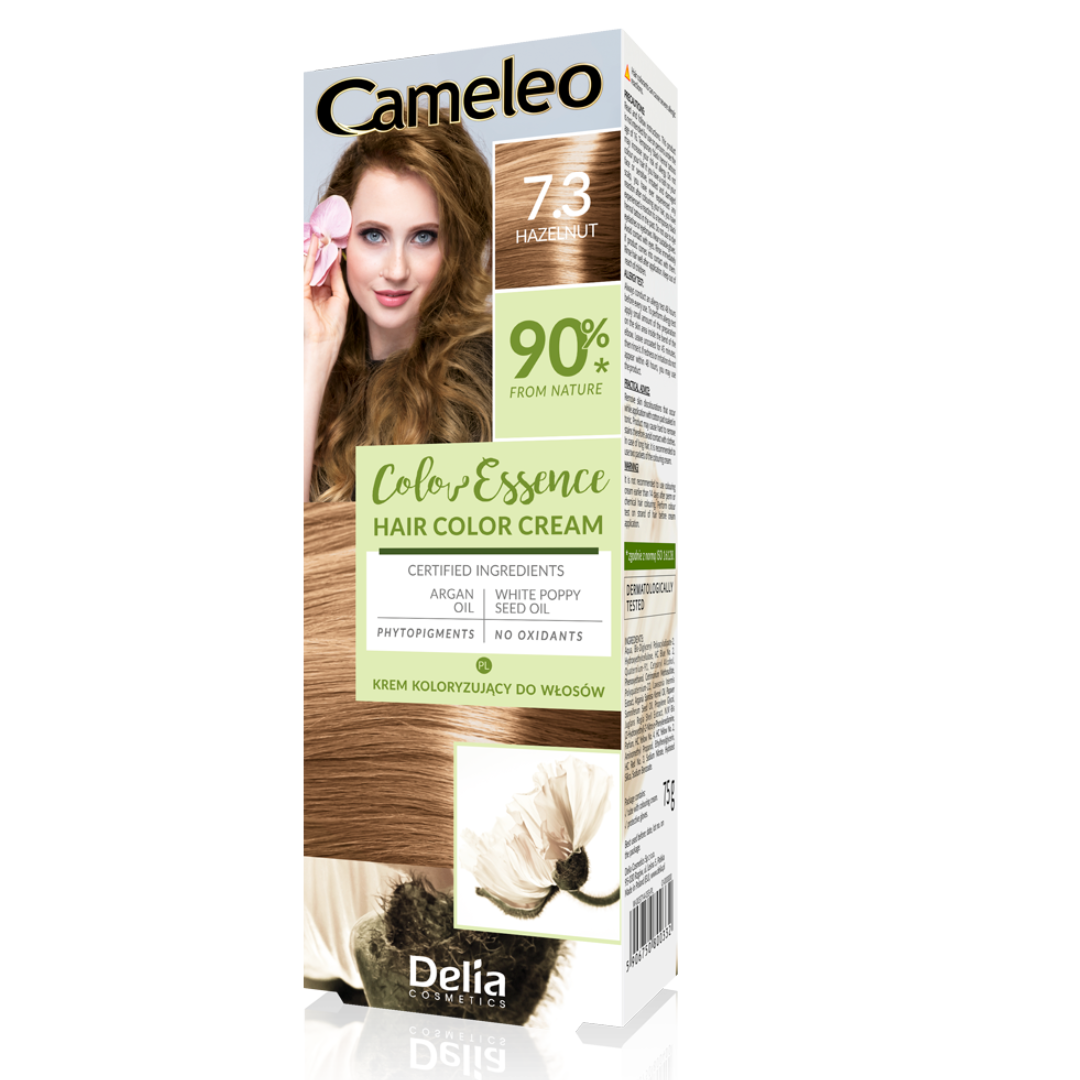 Cameleo Color Essence krem do koloryzacji włosów henna ziołowa 7.3 Orzech Laskowy 75 g