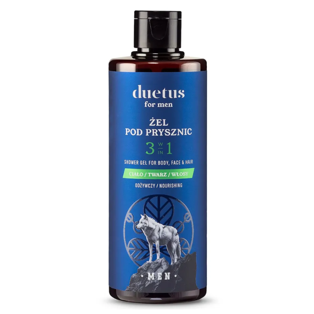 Duetus for Men żel pod prysznic 3w1 odżywczy 300 ml