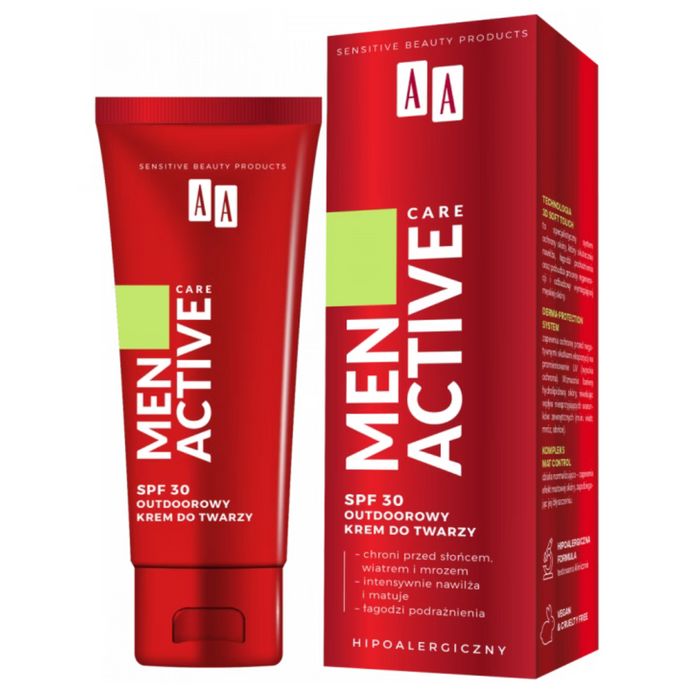 AA MEN krem do twarzy SPF30 outdoorowy Active Care 50 ml main product photo