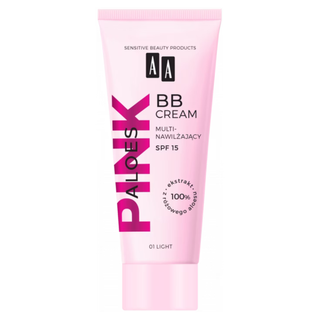 AA Aloes Pink krem BB SPF15 multinawilżający 01 Light 30 ml