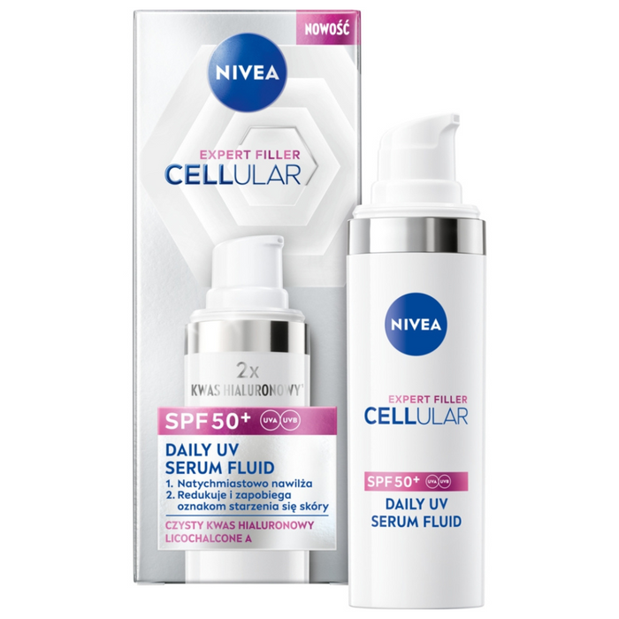 Nivea Cellular Expert Filler SPF 50+ Daily UV serum fluid 30 ml main product photo