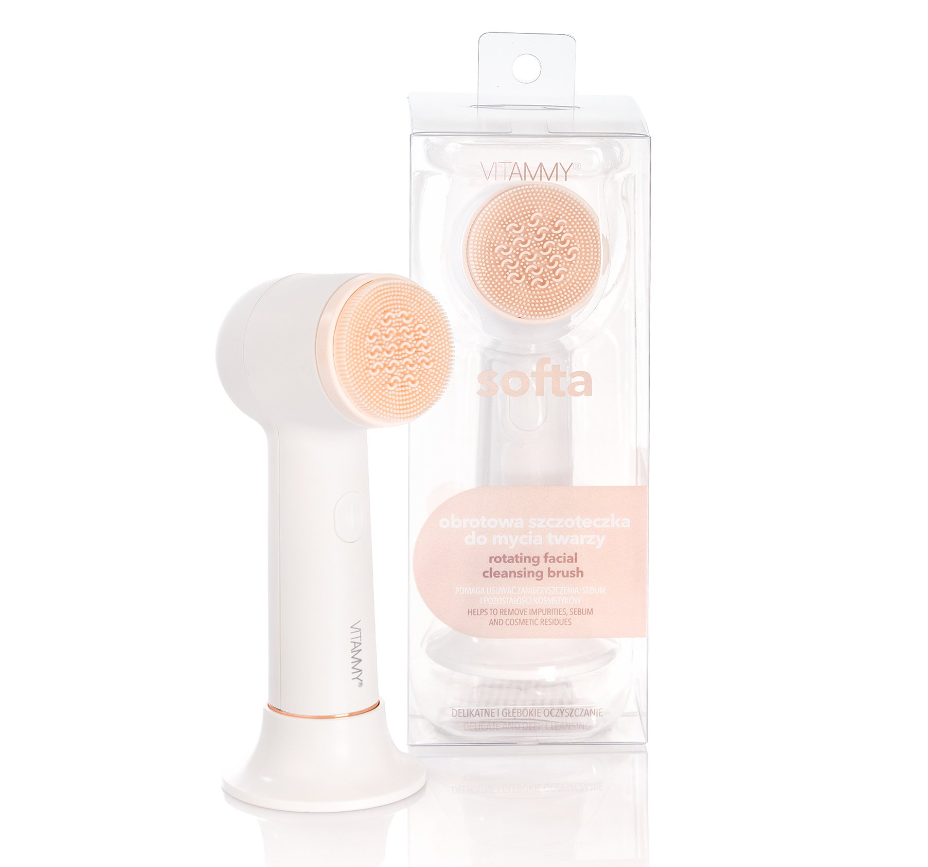 Vitammy SOFTA Obrotowa szczoteczka do mycia twarzy 