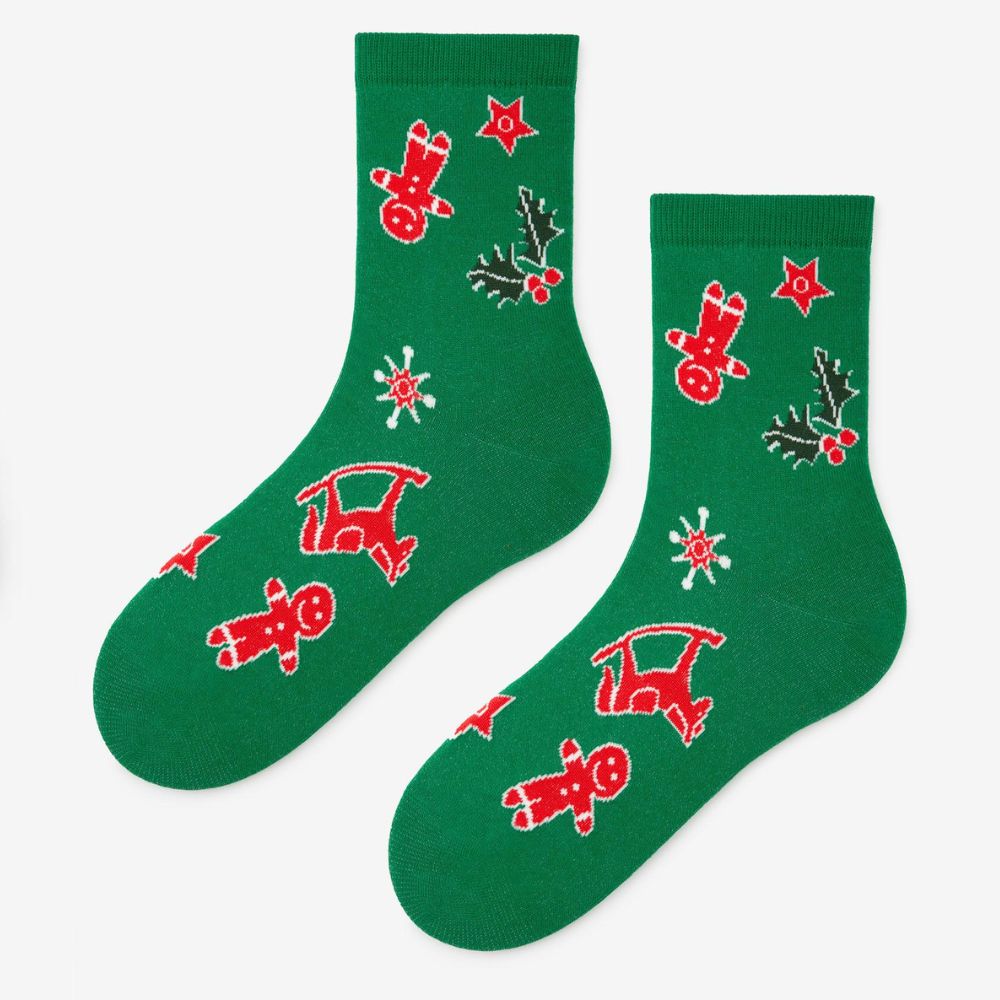 Marilyn skarpetki damskie pierniki i świąteczne ozdoby 2 sztuki