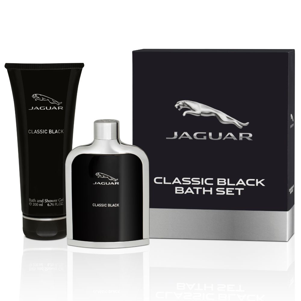 Jaguar Classic Black Bath Set zestaw prezentowy 1 sztuka