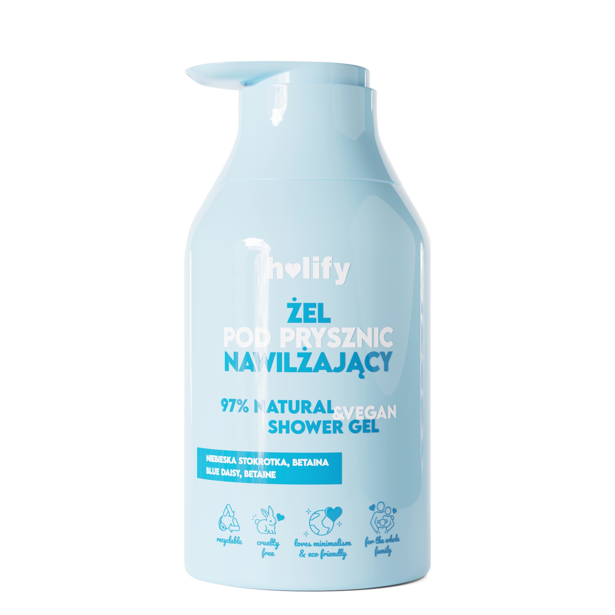 HOLIFY ŻEL POD PRYSZNIC NAWILŻAJĄCY 500ML