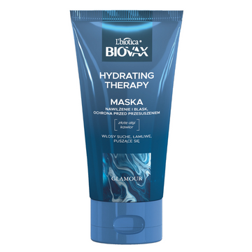 L'biotica Biovax Glamour Hydrating Therapy maska do włosów 150 ml
