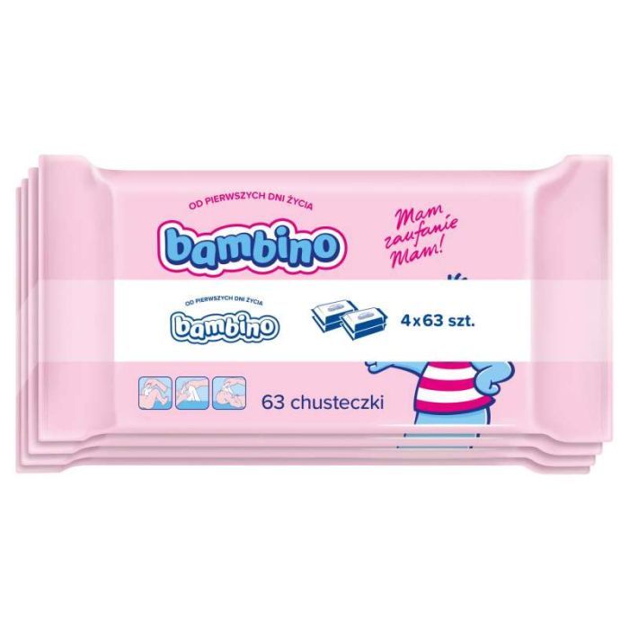 Bambino Chusteczki Nawilżane Dla Niemowląt 1 szt. main product photo