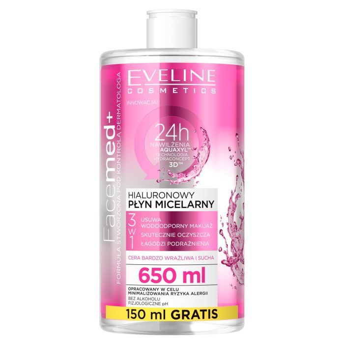 EVELINE COSMETICS Płyn Micelarny Hialuronowy 650 ml main product photo