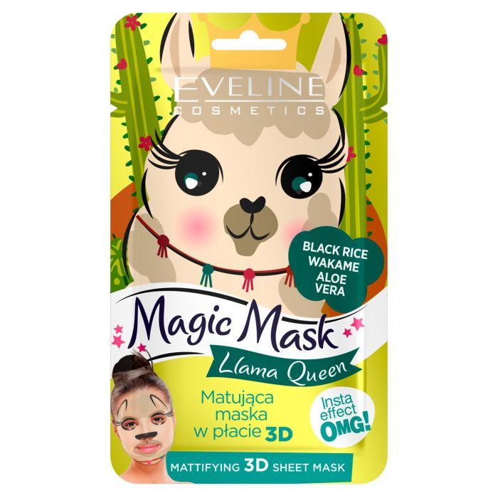 Eveline Cosmetics Magic Mask Maska w Płachcie Llama Queen 1 szt. main product photo