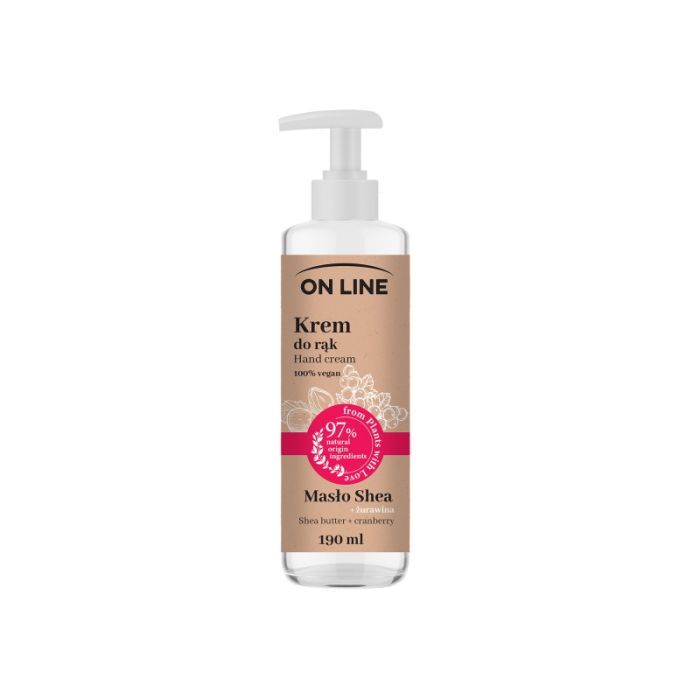 On Line From Plants With Love Krem Do Rąk Masło Shea i Żurawina 190 ml main product photo