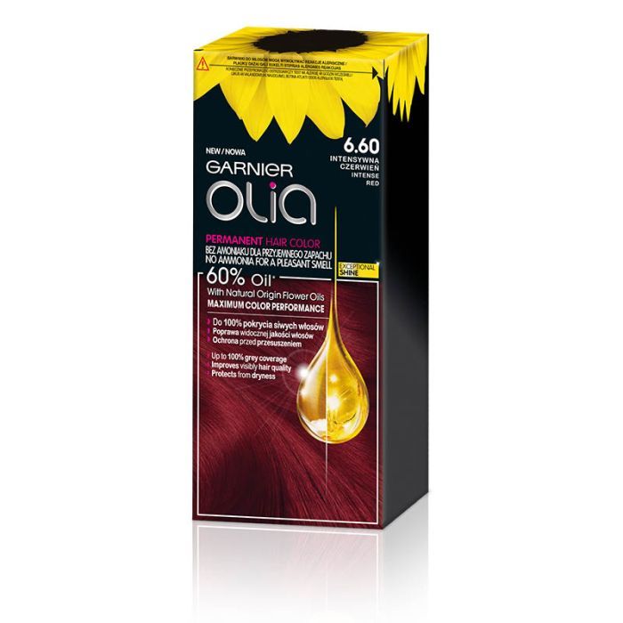 GARNIER Farba Do Włosów 6.60 Intensywna Czerwień 1 szt. main product photo
