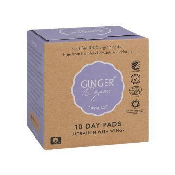 Ginger Organic Podpaski Na Dzień 10 szt.
