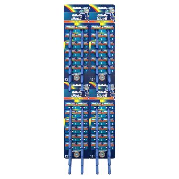 Gillette Blue II Plus Chromium Jednorazowe Maszynki Do Golenia Dla Mężczyzn, 1 sztuka