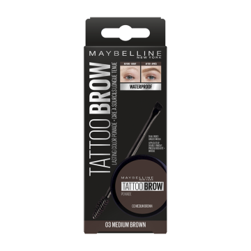 MAYBELLINE MB TATTOO POMADA DO BRWI MEDIUM BROWN03