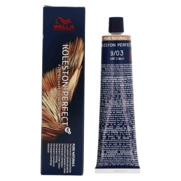 Wella Koleston Perfect Me+ Farba Do Włosów Pure Naturals 9/03 60 ml