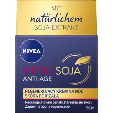 NIVEA VITAL SOJA Regenerujący krem na noc, skóra dojrzała 50 ml