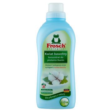 Frosch ecological Kwiat bawełny koncentrat do płukania tkanin 750 ml (31 prań)