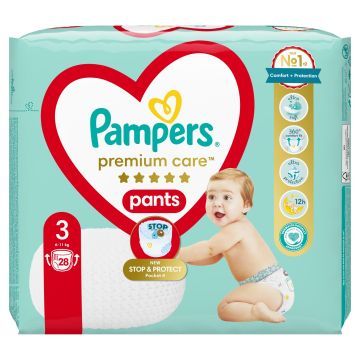 PAMPERS PAMPERS PIELUCHY PANTS PREMIUM CP S3 28