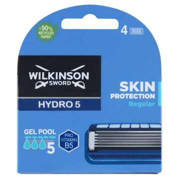 Wilkinson Hydro5 Skin Protection Regular Zapasowe Ostrza Do Maszynki Do Golenia 4 szt.
