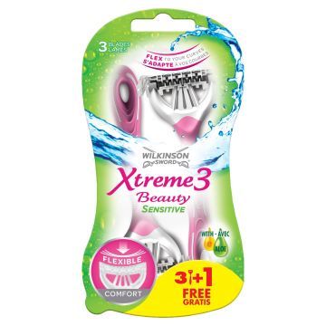 WILKINSON XTREME3 BEAUTY SENSITIV 3+1SZT