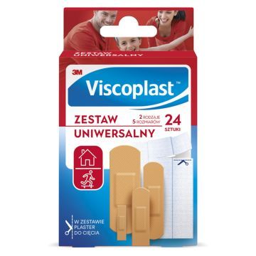 VISCOPLAST Plastry Opatrunkowe 24 szt.