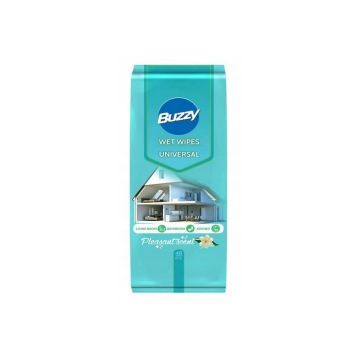 Buzzy Pleasant Scent Chusteczki Nawilżane Uniwersalne 48 szt.