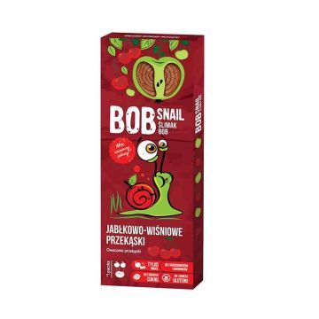 Bob Snail Przekąska Jabłkowo-wiśniowa z Owoców Bez Dodatku Cukru 30 g