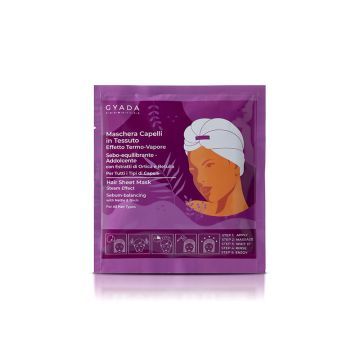 Gyada Hair Sheet Mask Kuracja w Płachcie Do Włosów Regulująca Wydzielanie Sebum 60 ml