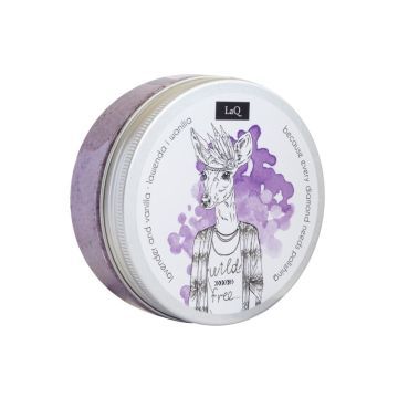 Laq Wash And Scrub Peeling Myjący z Ekstraktami Roślinnymi i Masłem Shea - Lawenda i Wanilia 200 ml