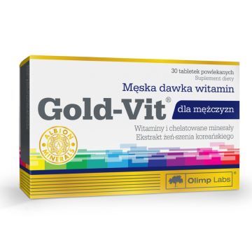 Olimp Labs Gold-vit®complex Suplement Diety Dla Mężczyzn 30 szt.