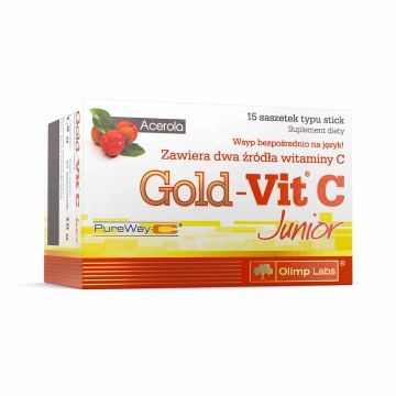 Olimp Labs Gold-vit c Junior Suplement Diety 15 szt.