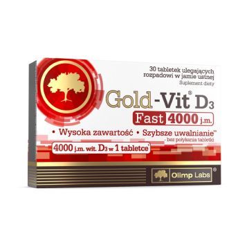 OLIMP GOLD-VIT D3 FAST 4000 IU 30 TABL PL