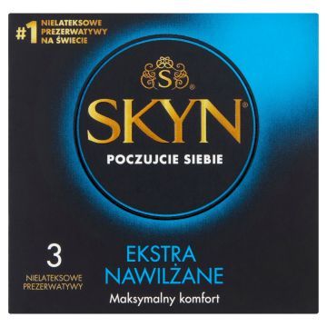SKYN Prezerwatywy Ekstra Nawilżenie 3 szt.