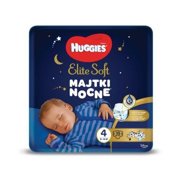Huggies Elite Soft Majtki Nocne 4 19 szt.